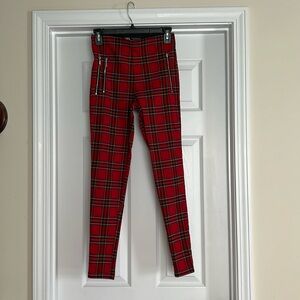 Zara plaid pants